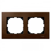Рамка 2-ая Дерево M-Elegance Merten Орех