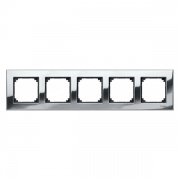Рамка 5-ая Металл M-Elegance Merten Хром