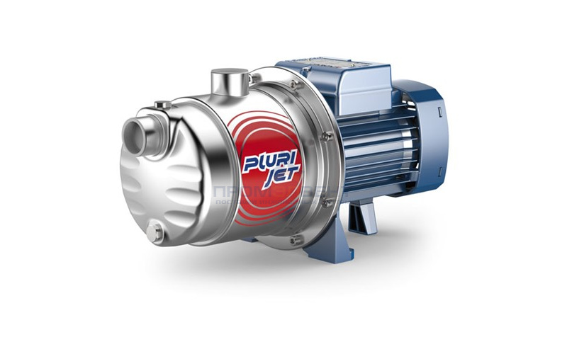 Насос самовсасывающий Pedrollo PLURIJETm 3/80-N - 0,48 кВт (1x230 В, PN6, Qmax 80л/мин, Hmax 38м)