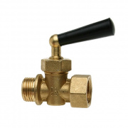 Кран запорный для манометра WATTS RM - 1/4" (НР/ВР, PN16, Tmin -10°C, Tmax 50°C)