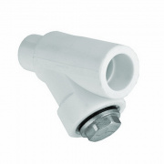 Фильтр грубой очистки KALDE - 20 (под пайку внутренняя/наружная для полипропиленовых труб, белый)