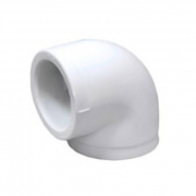 Отвод 90° Fusitek - 25 (для полипропиленовых труб под пайку, цвет белый)