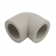 Отвод 90° FV-Plast - 25 (для полипропиленовых труб под пайку, цвет серый)