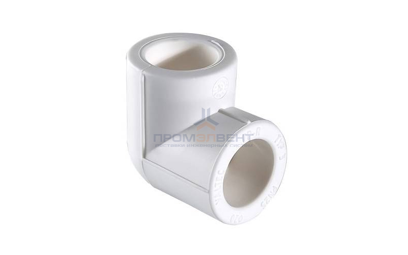 Отвод 90° VALTEC VTp.751 - 32 (для полипропиленовых труб под пайку, цвет белый)