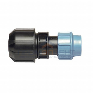 Переход на универсальное присоединение UNIDELTA 1033 - 20 x 20/27 (винтовой, для труб ПНД)