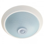 Светильник НПО3235Д белый 2х25 патрон Е27 под лампы LED/КЛЛ с датчиком движения ИЭК