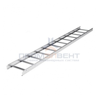 Лестничный лоток 50х300 плюс, L 3000, цинк-ламельный